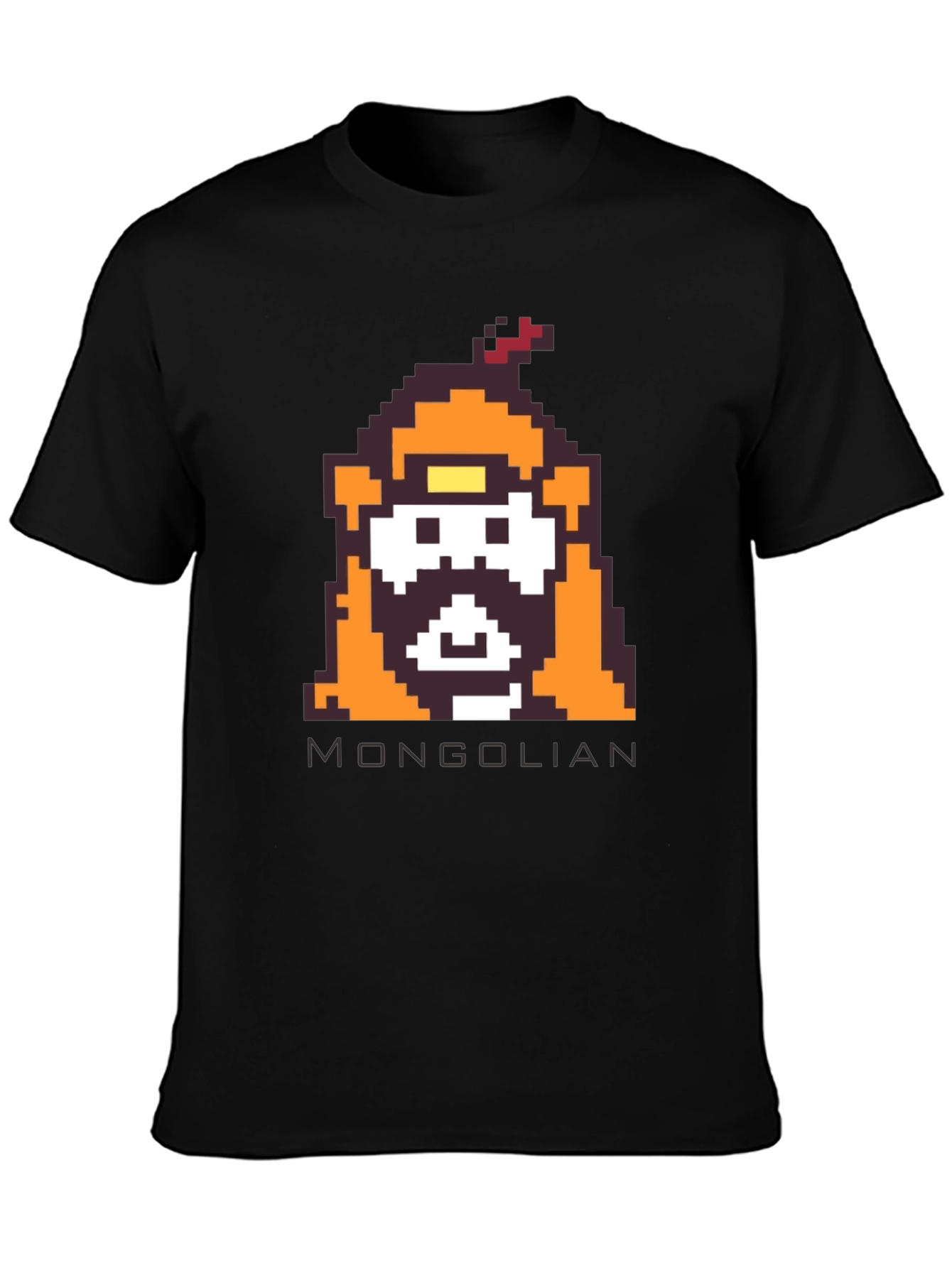 Pixelated Mongolian Warrior T-Shirt