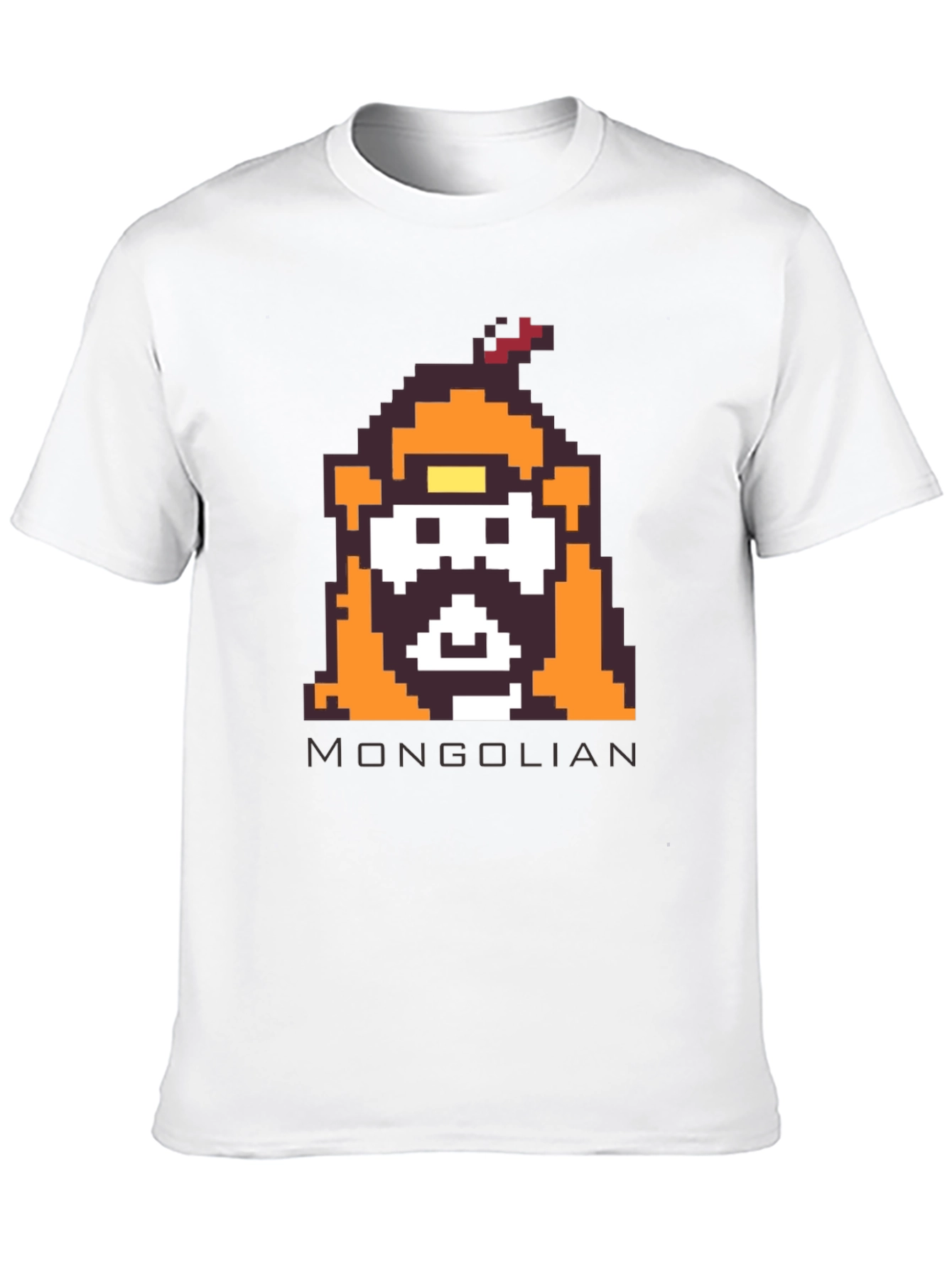 Pixelated Mongolian Warrior T-Shirt