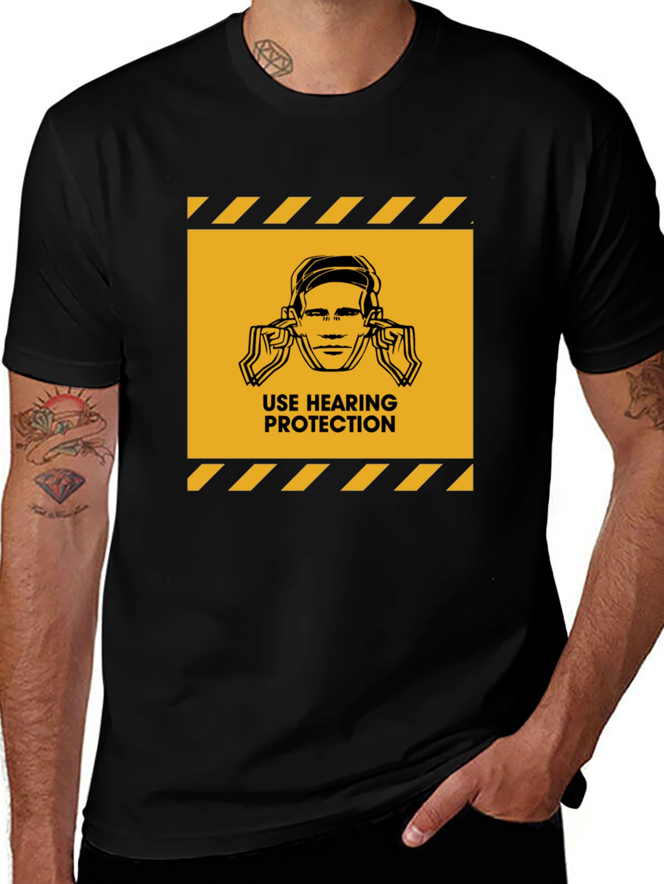 Use Hearing Protection Graphic T-Shirt