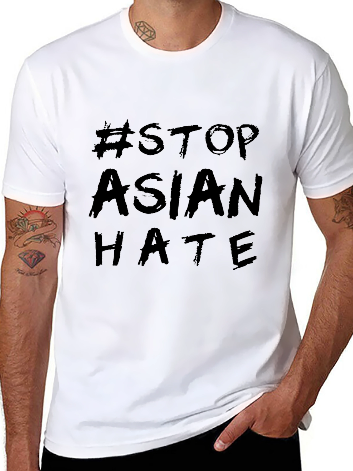 #StopAsianHate Black T-Shirt