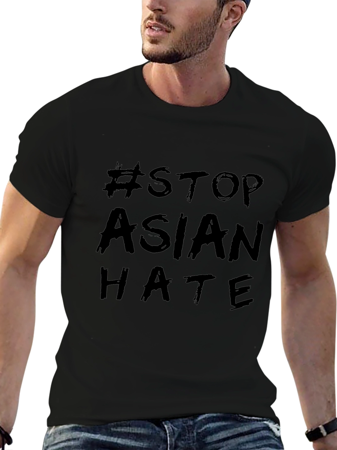 #StopAsianHate Black T-Shirt