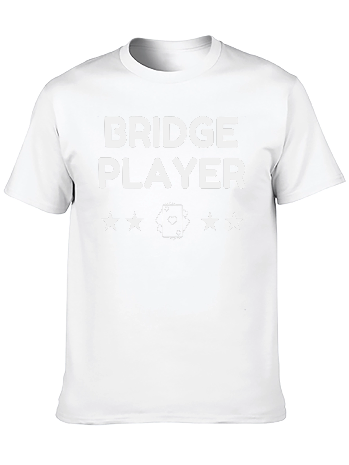 Bridge Player Graphic T-Shirt - Card Game Tee