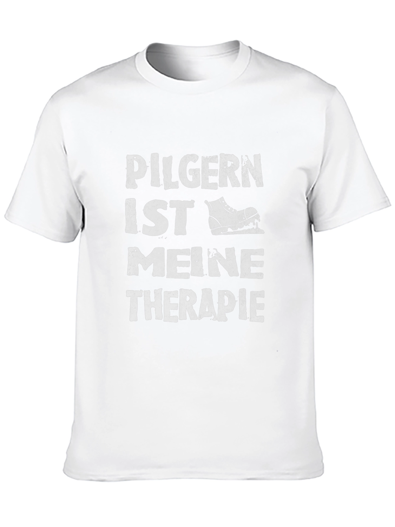 Pilgern Ist Meine Therapie T-Shirt Hiking Pilgrimage Therapy