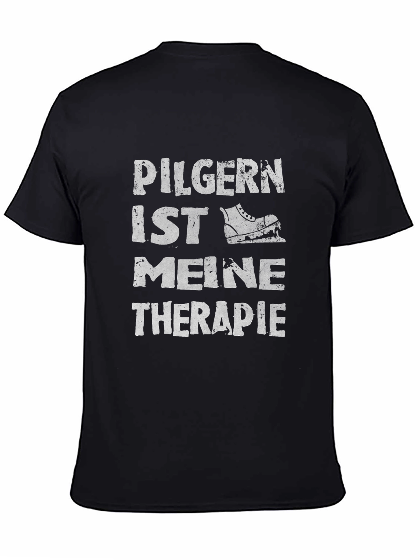 Pilgern Ist Meine Therapie T-Shirt Hiking Pilgrimage Therapy