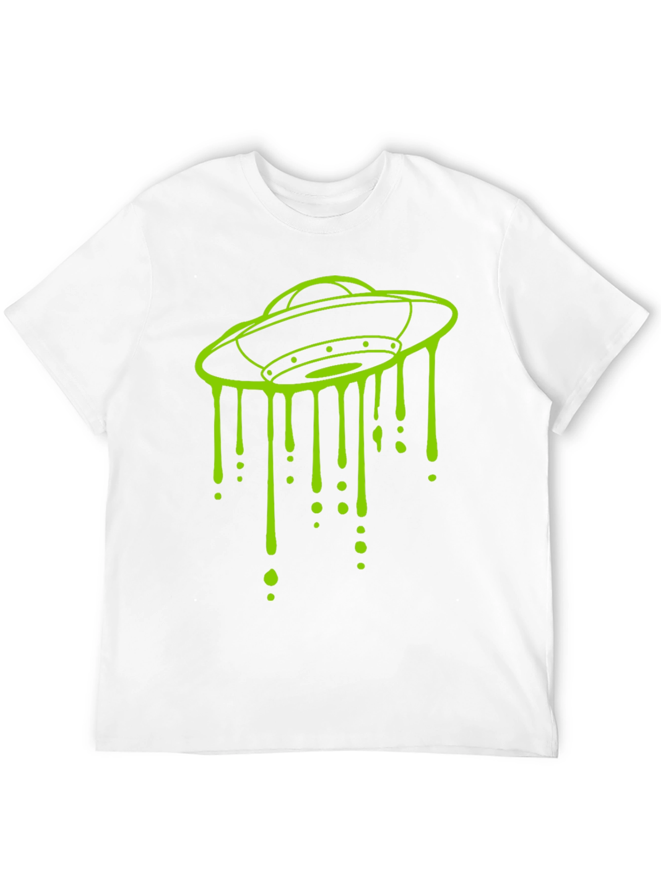 UFO Drip Graphic Tee - Mens Black T-Shirt