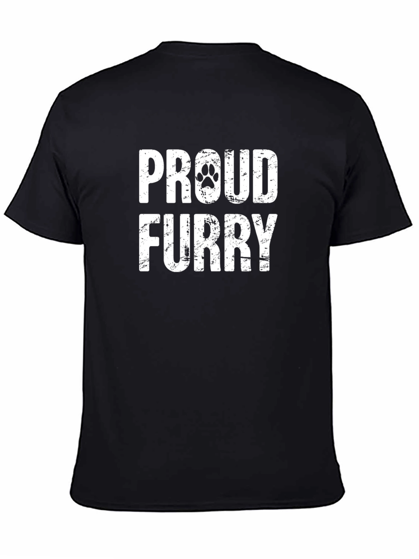 Proud Furry T-Shirt - Black Graphic Tee