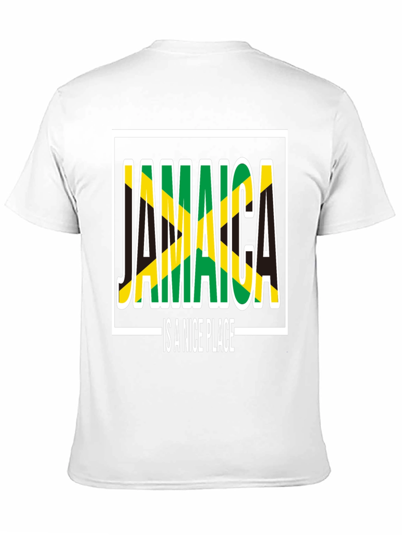 Jamaica is a Nice Place Black T-Shirt