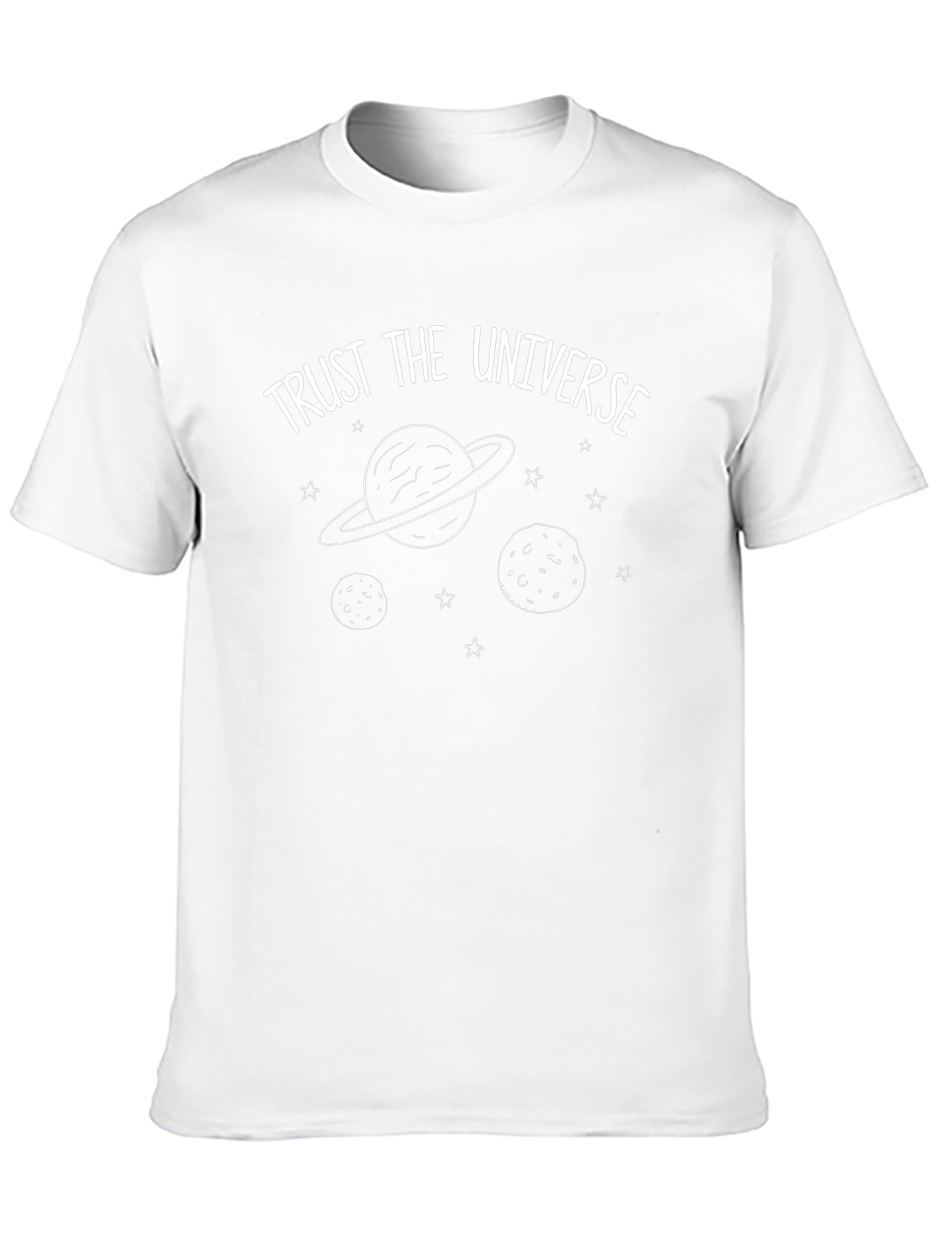 Trust the Universe Black Graphic T-Shirt