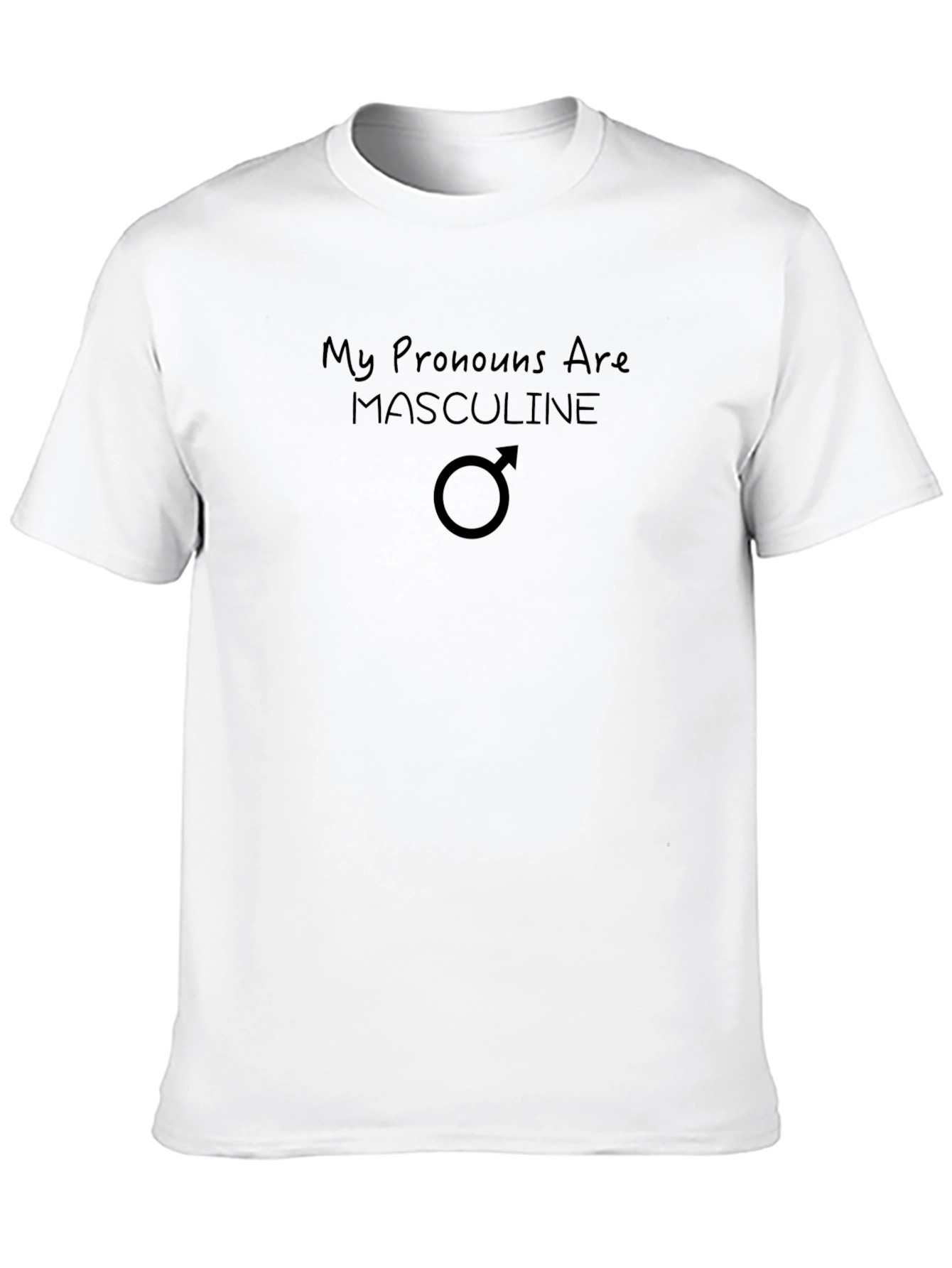 Masculine Pronoun T-Shirt - Gender Identity Pride Tee