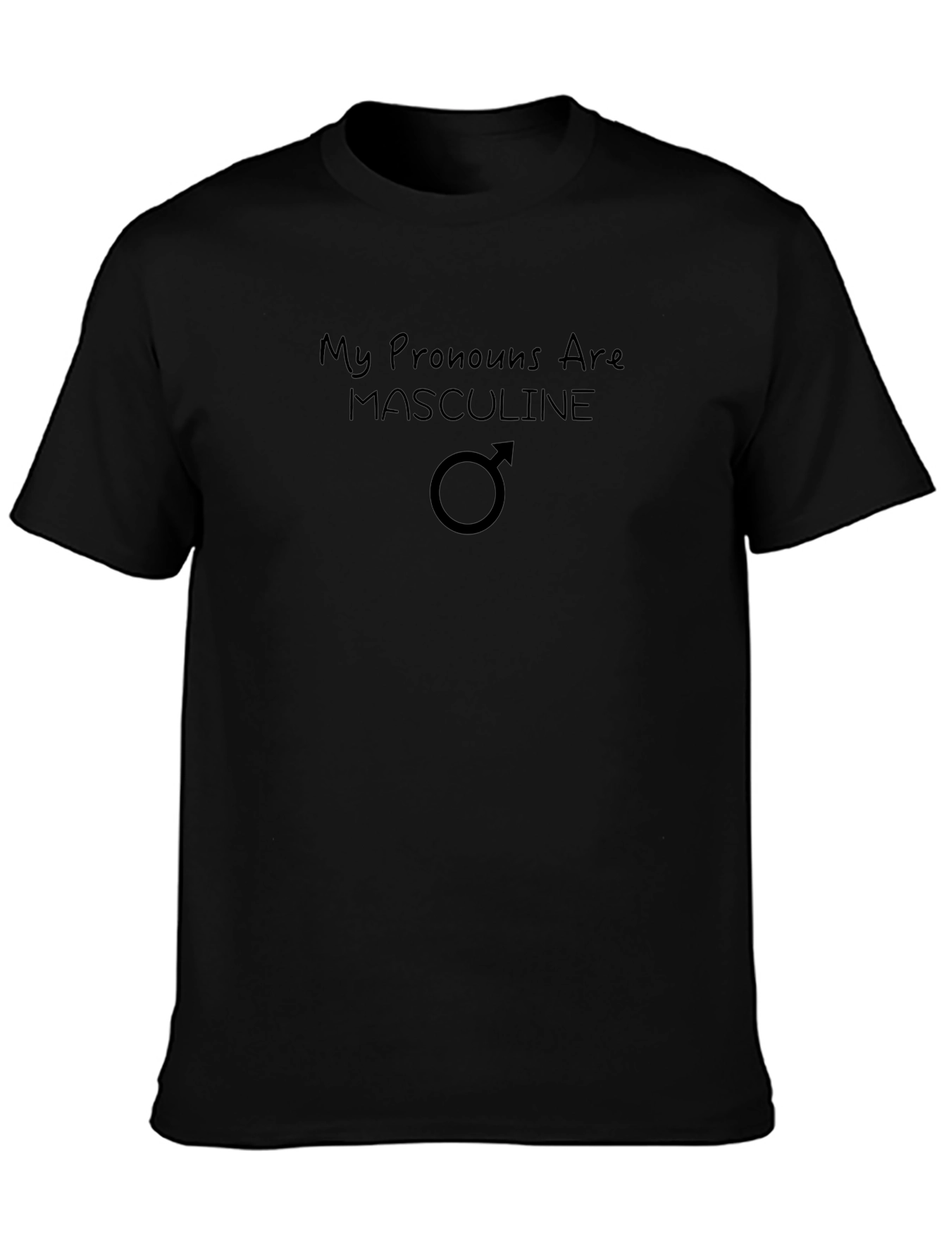 Masculine Pronoun T-Shirt - Gender Identity Pride Tee