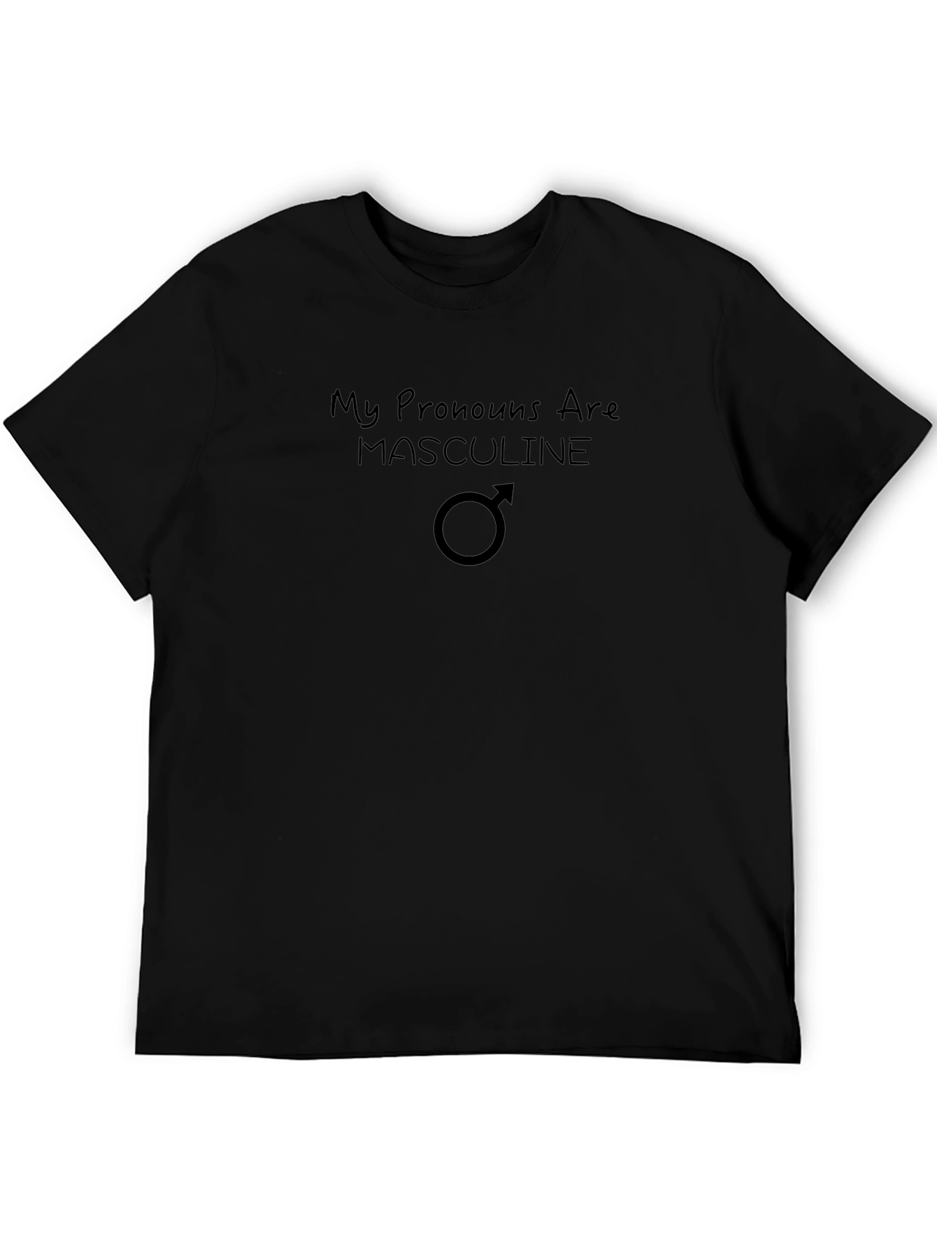 Masculine Pronoun T-Shirt - Gender Identity Pride Tee