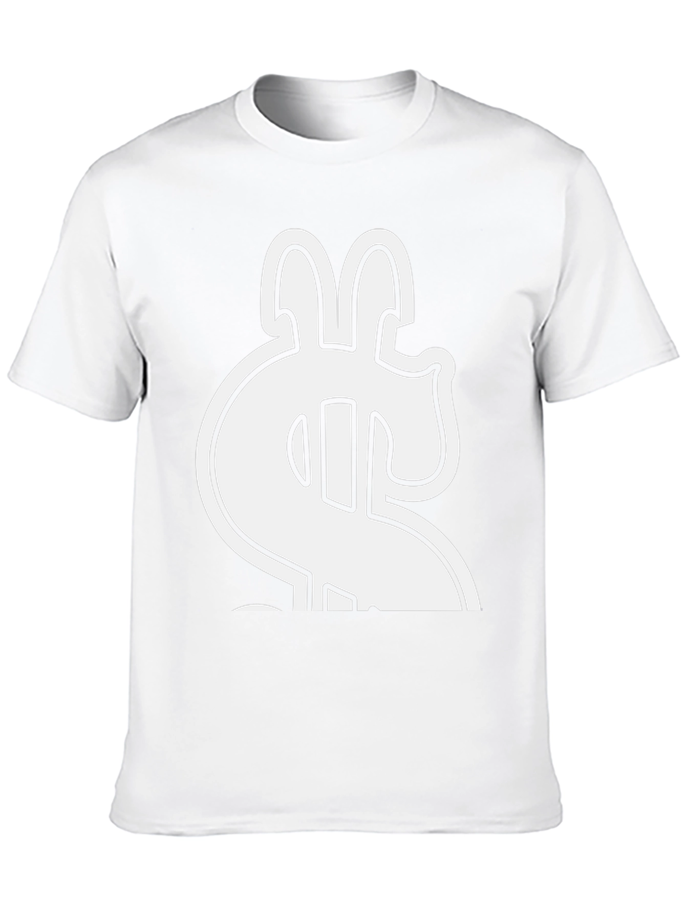 Bold Dollar Sign Graphic Tee - Classic Black