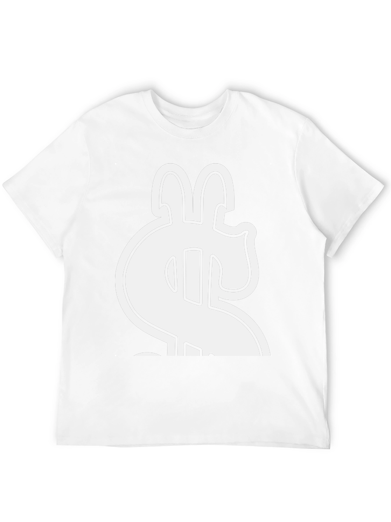 Bold Dollar Sign Graphic Tee - Classic Black