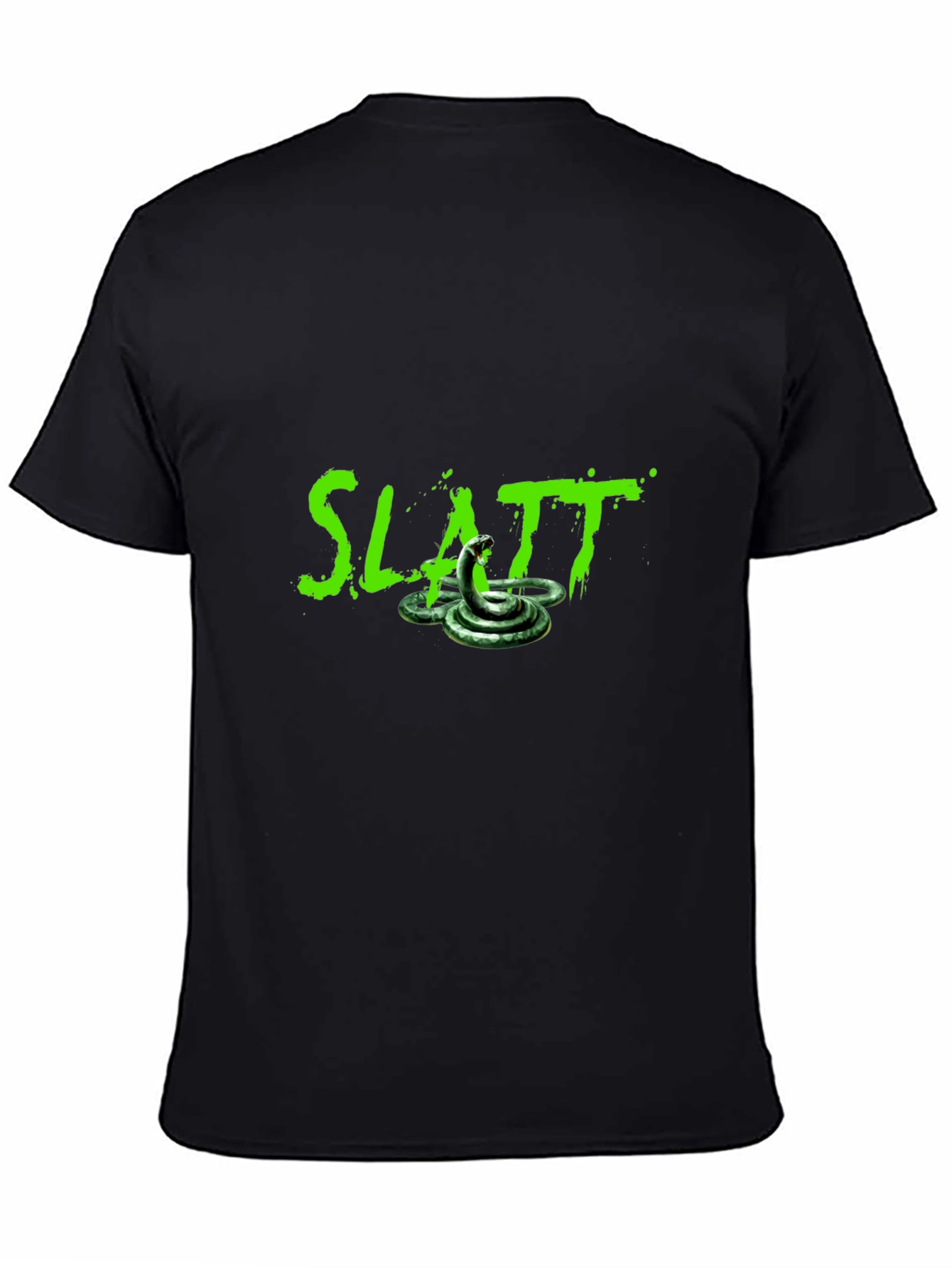 Slatt Snake Graphic Tee - Mens Black T-Shirt
