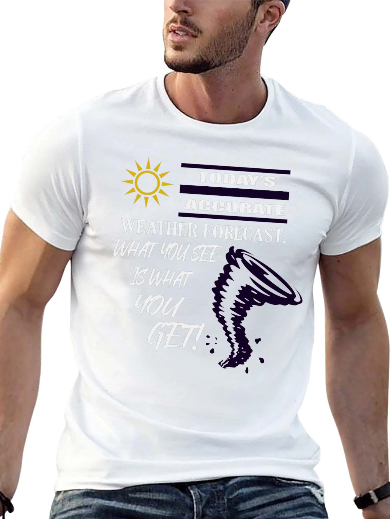 Humorous Weather Forecast T-Shirt