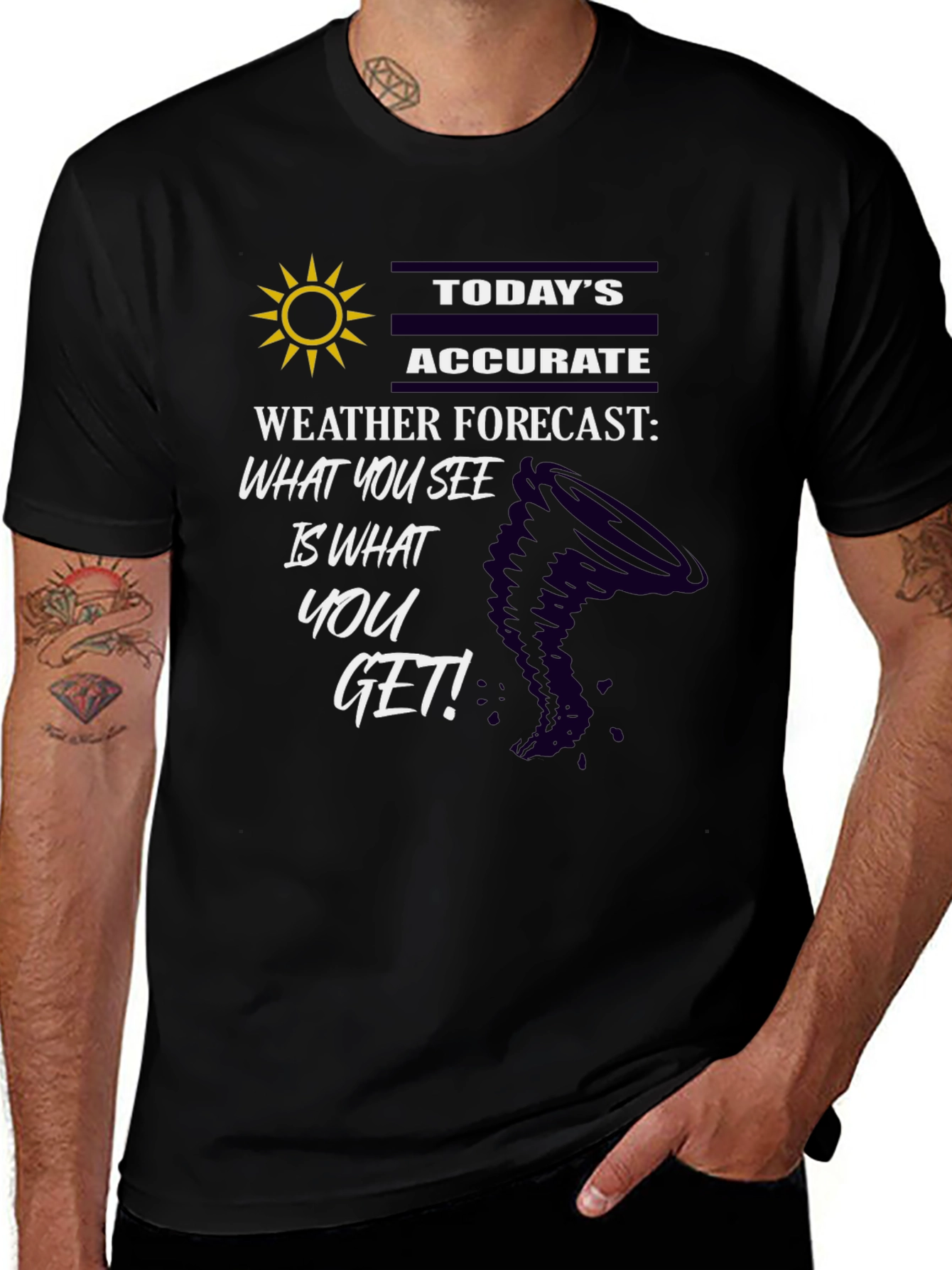 Humorous Weather Forecast T-Shirt