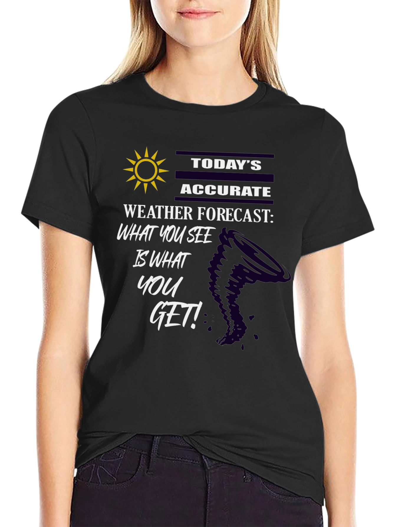 Humorous Weather Forecast T-Shirt