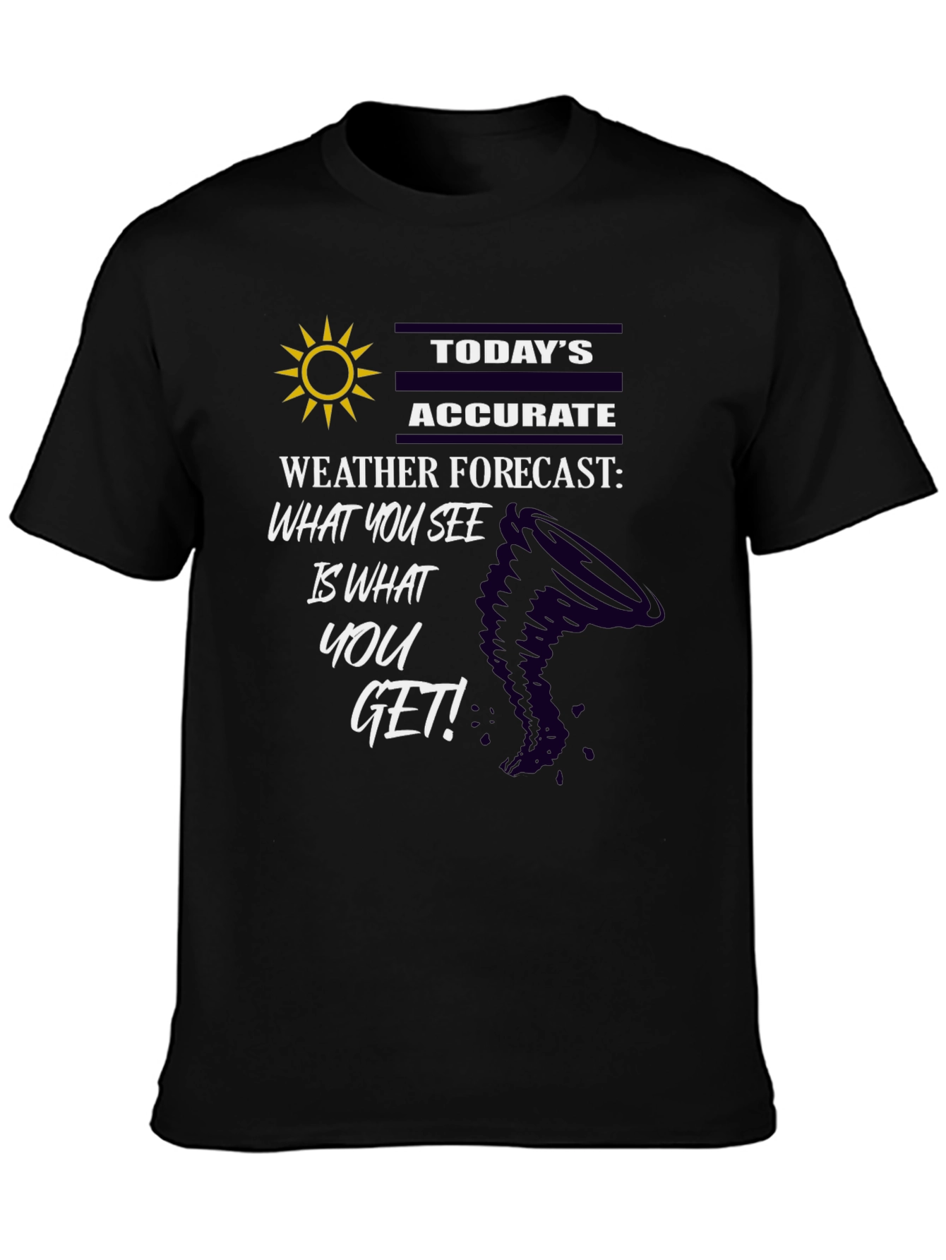 Humorous Weather Forecast T-Shirt