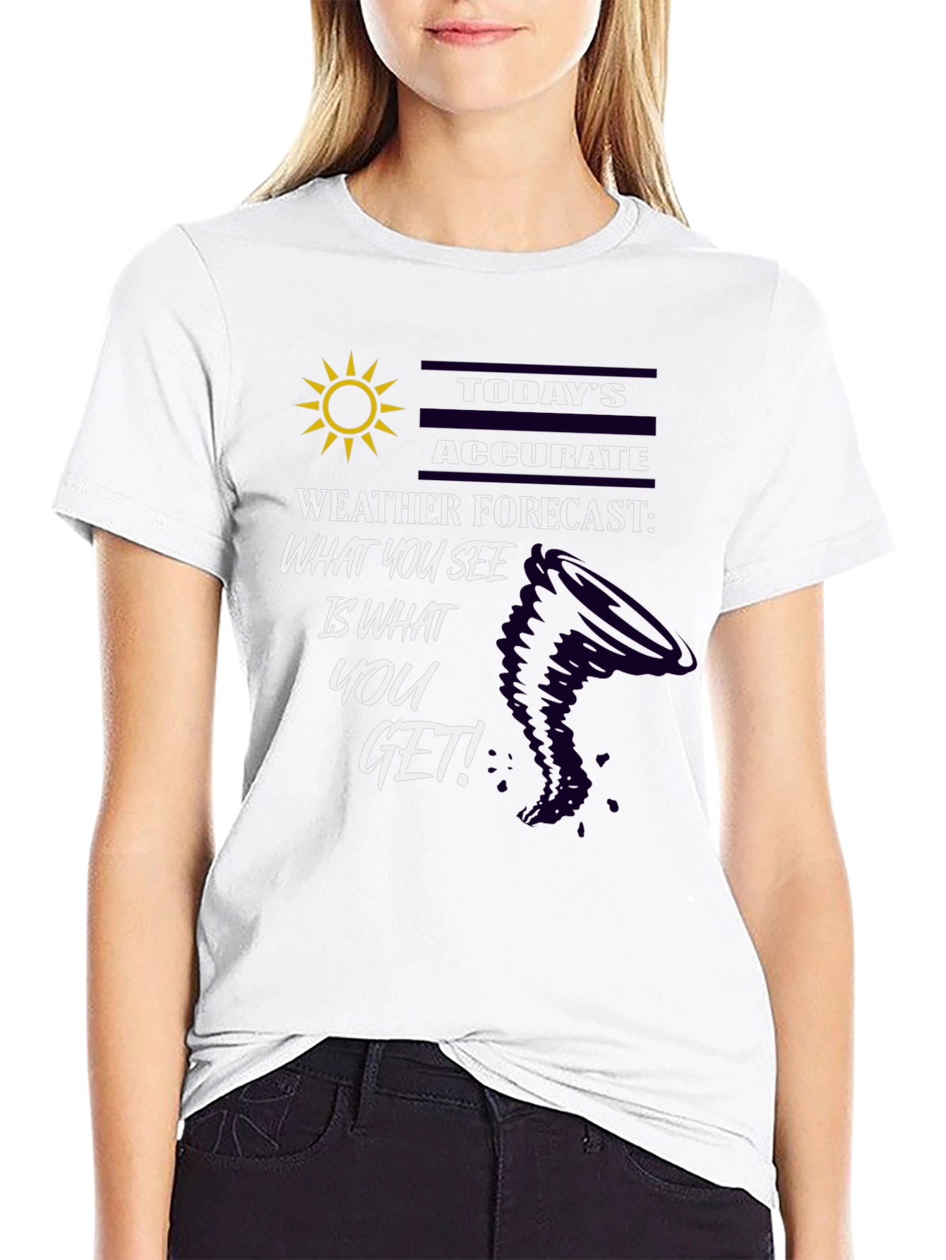 Humorous Weather Forecast T-Shirt