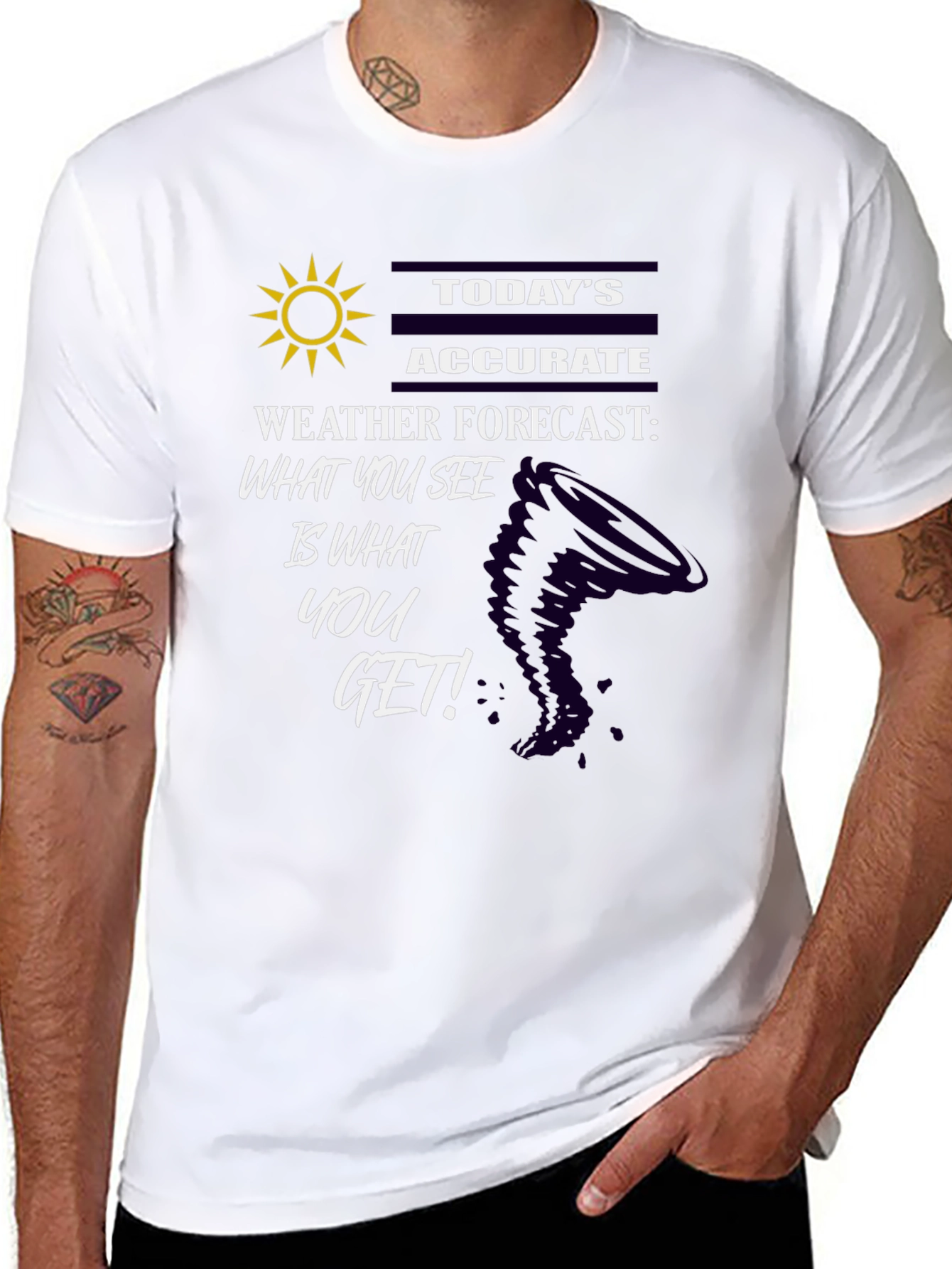 Humorous Weather Forecast T-Shirt