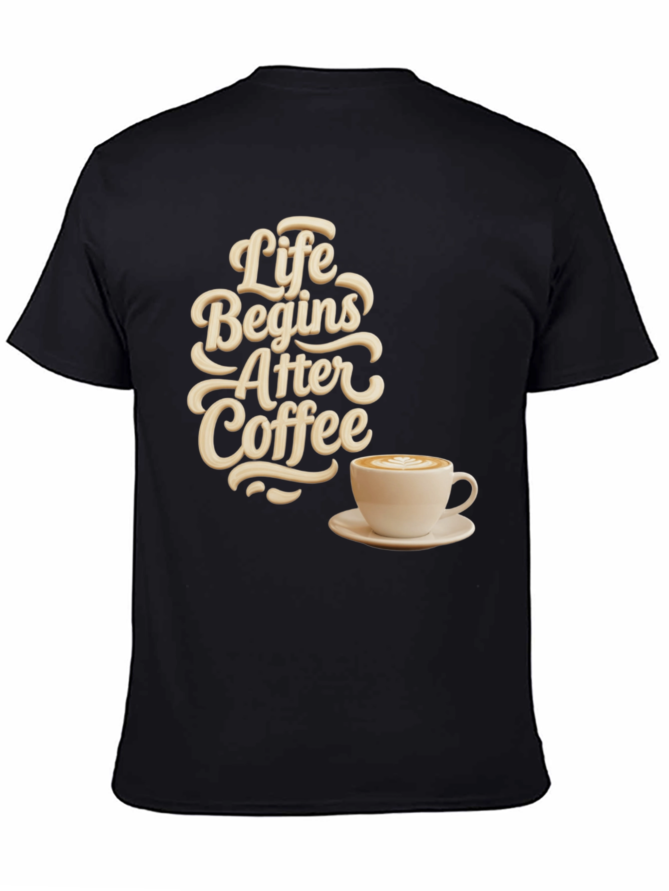 Life Begins After Coffee Graphic Tee