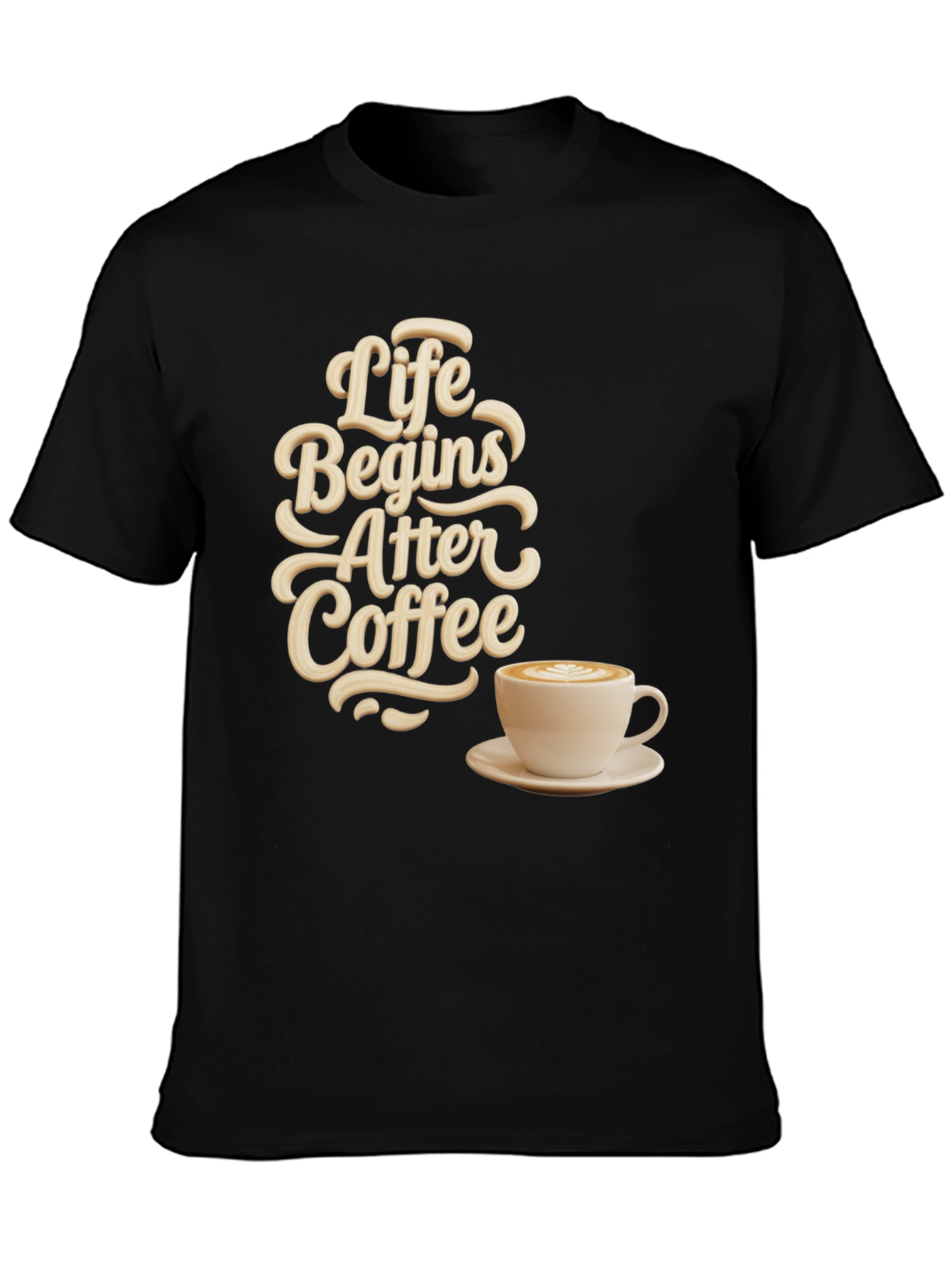 Life Begins After Coffee Graphic Tee