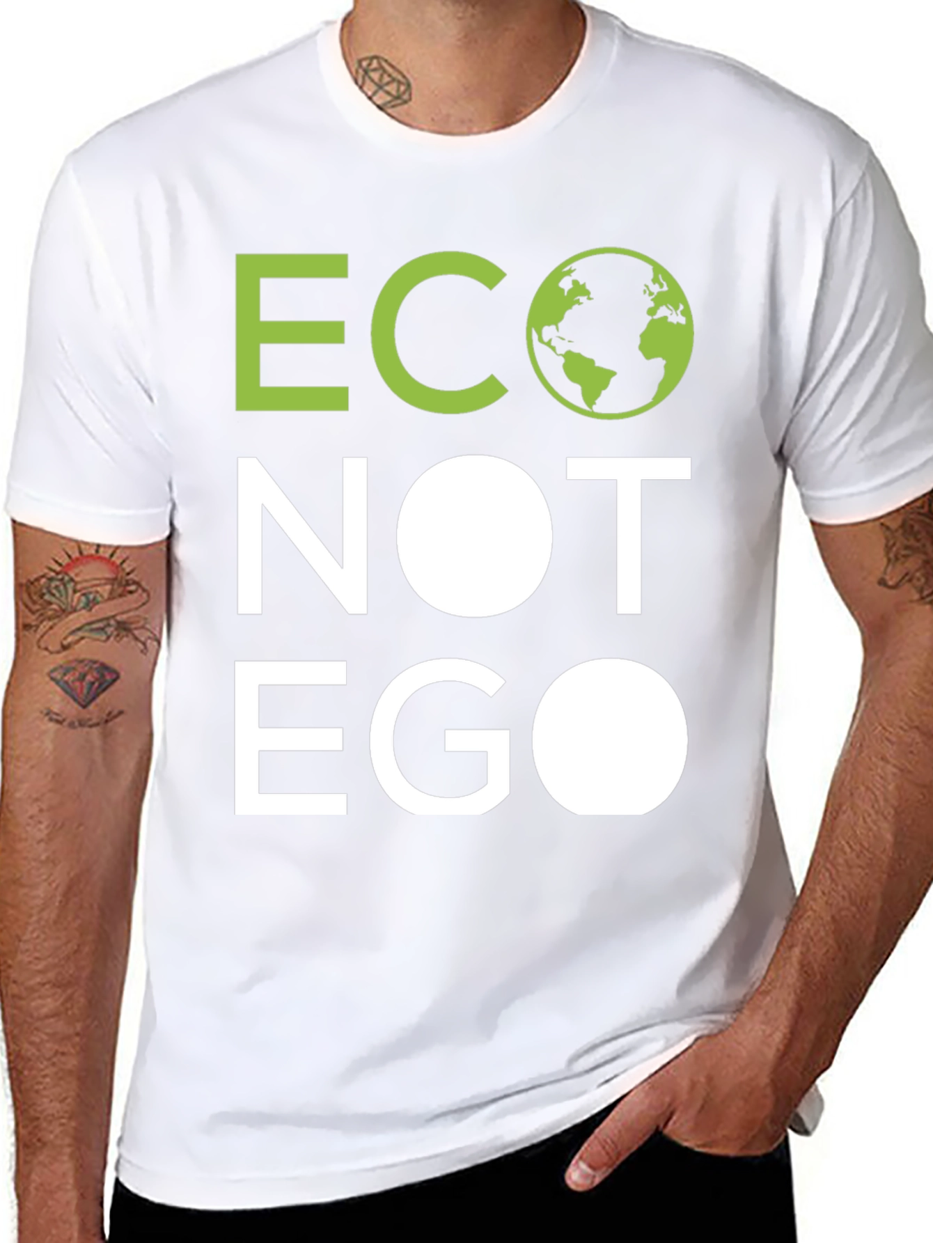 Eco Not Ego Graphic T-Shirt