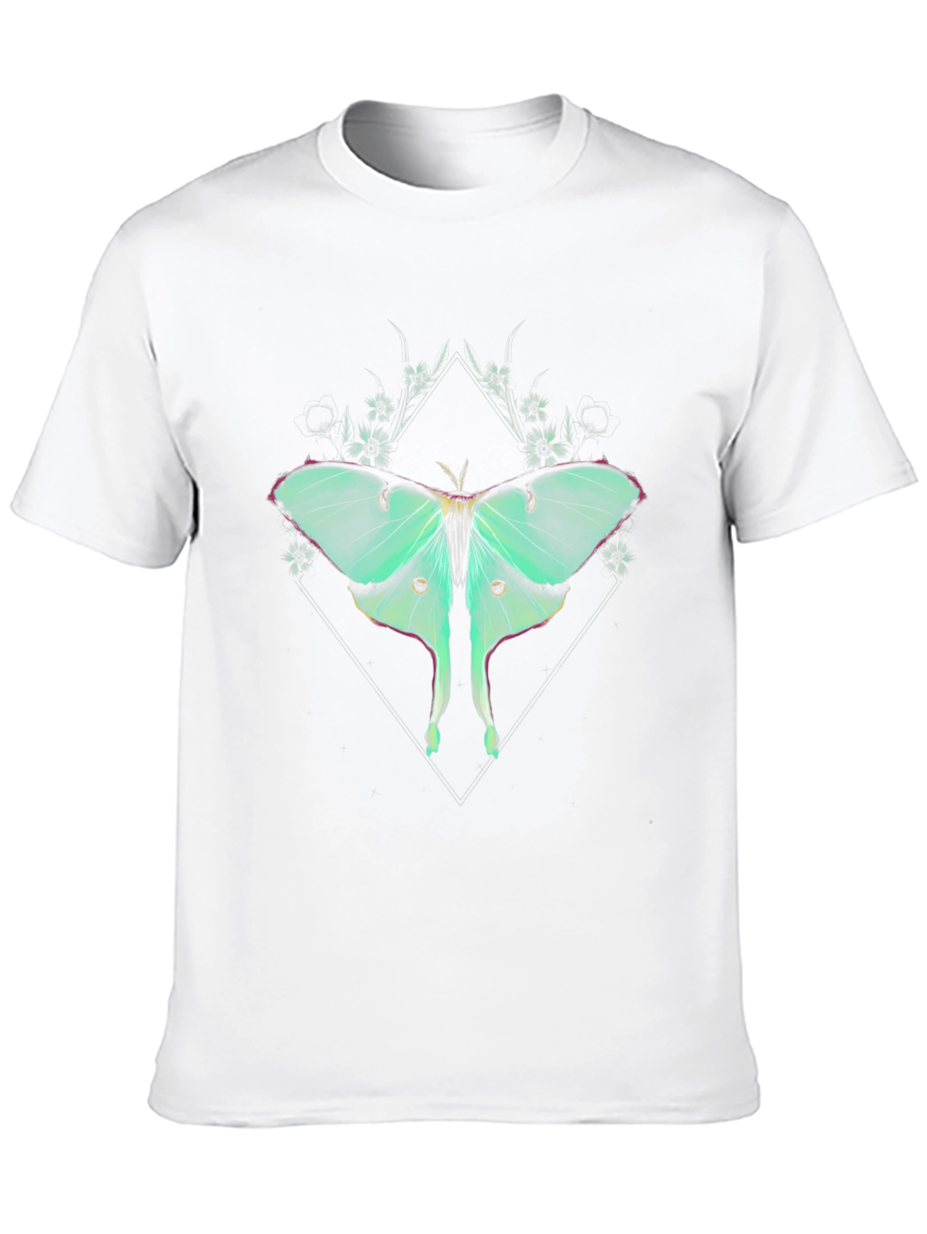 Luna Moth Graphic Tee - Black