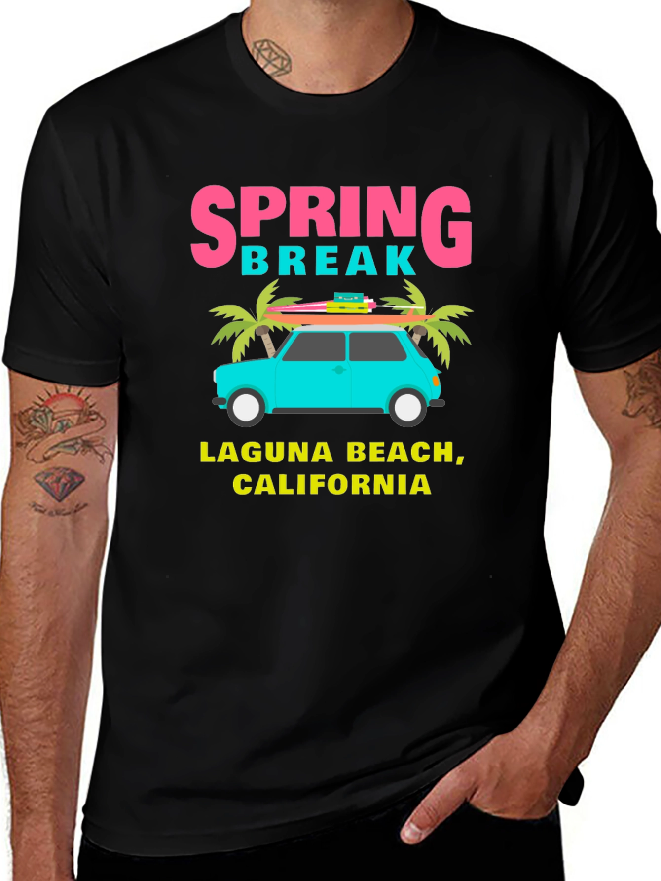 Spring Break Laguna Beach Graphic Tee