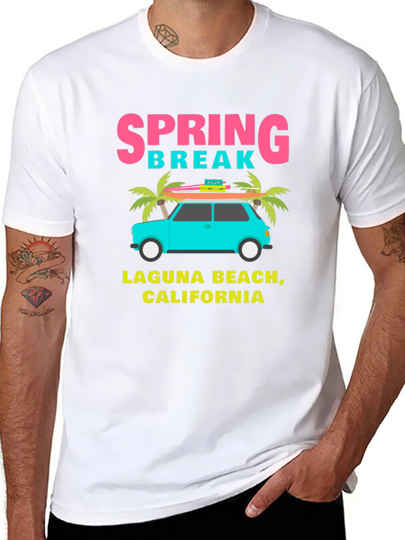 Spring Break Laguna Beach Graphic Tee