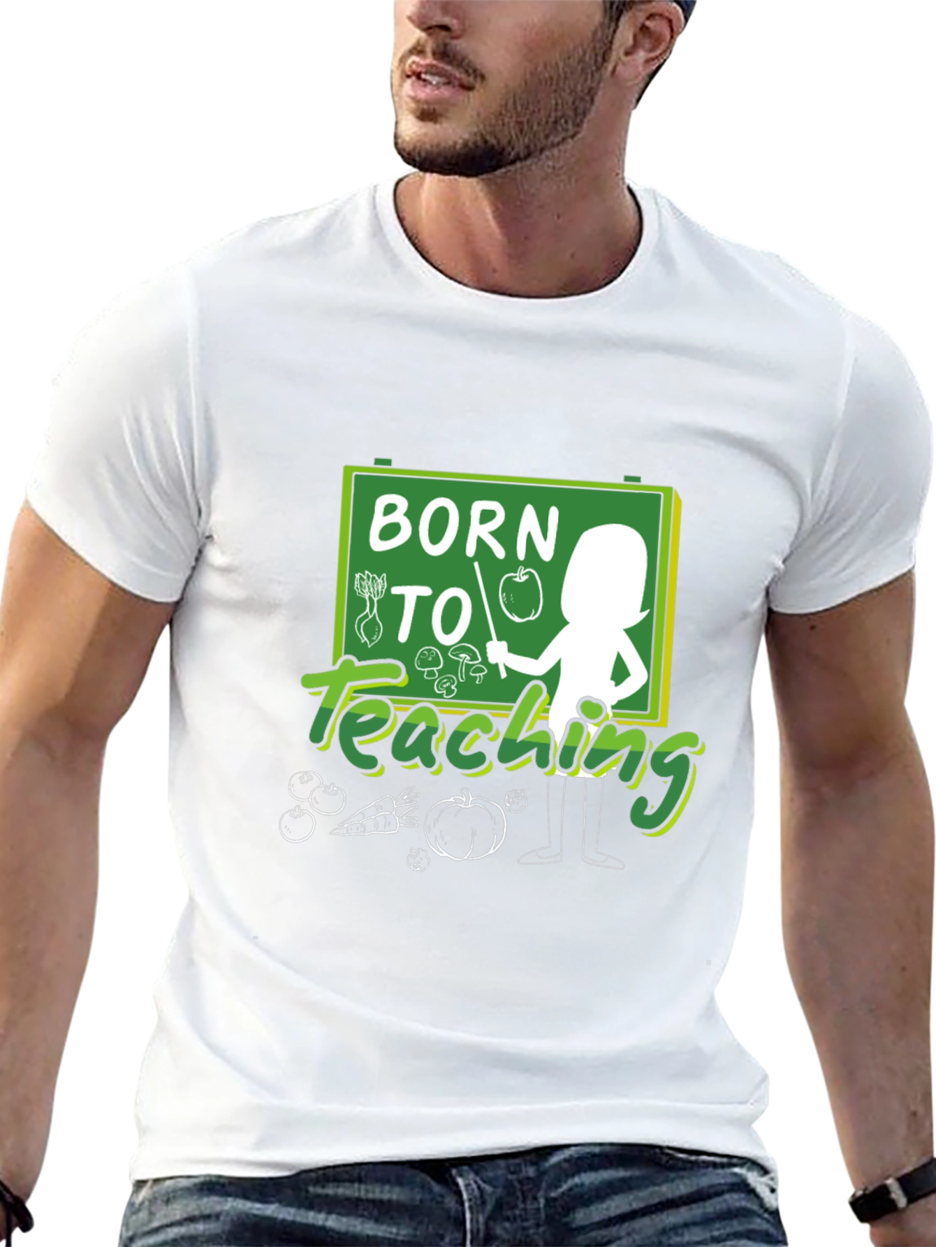 Born to Teaching Graphic T-Shirt