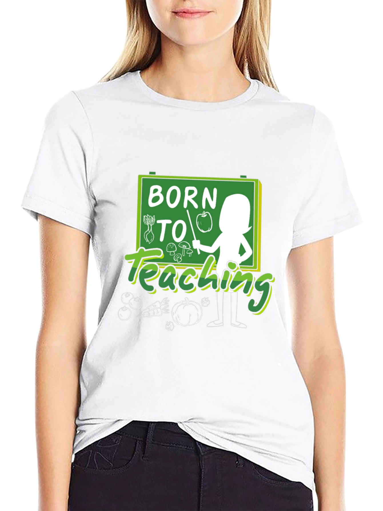 Born to Teaching Graphic T-Shirt