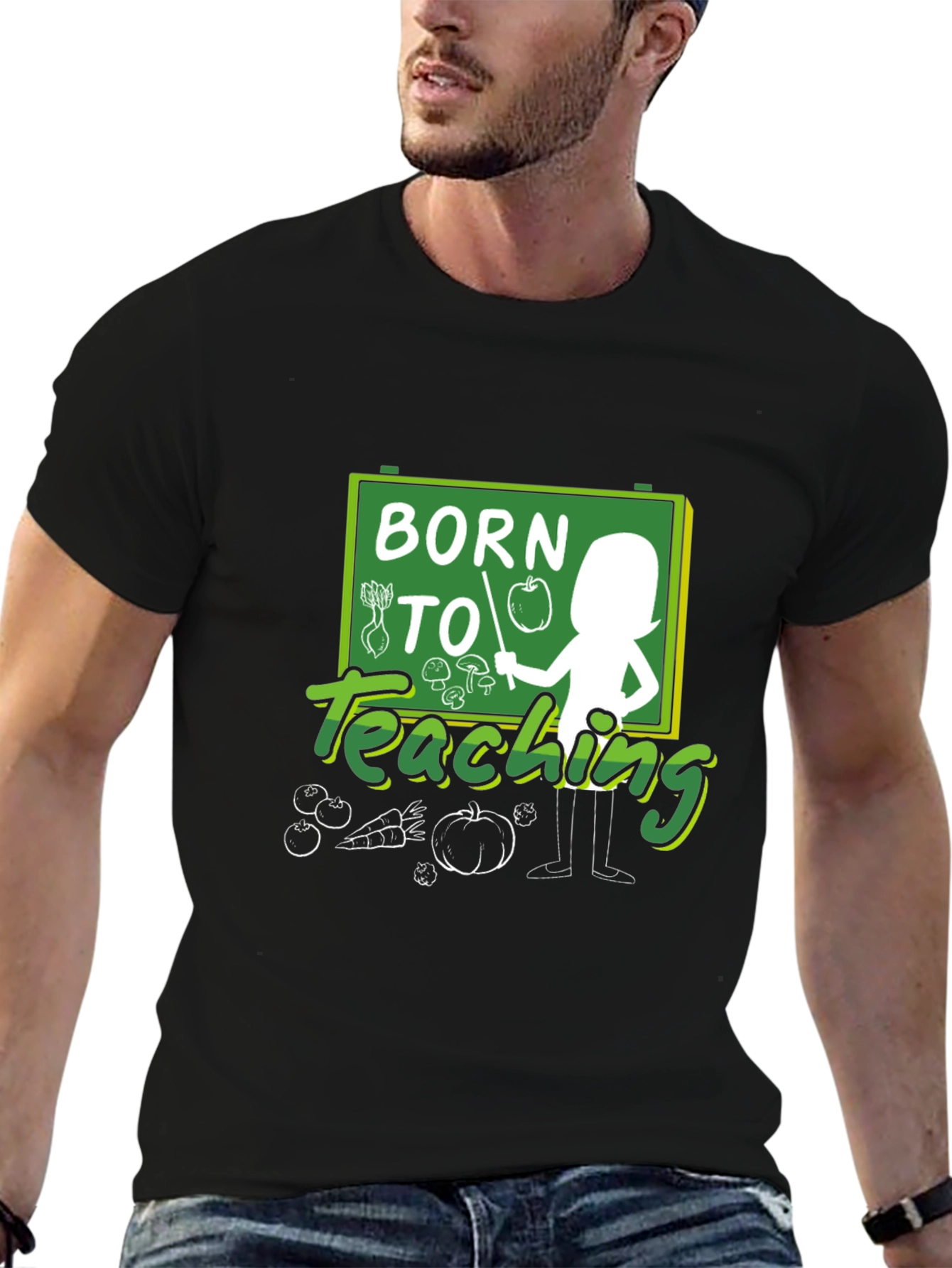 Born to Teaching Graphic T-Shirt