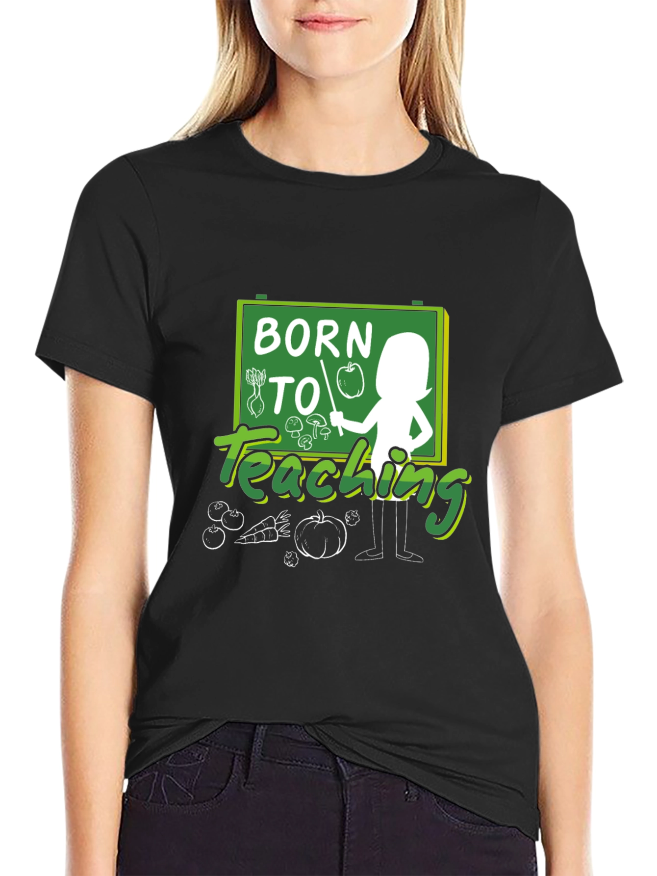 Born to Teaching Graphic T-Shirt