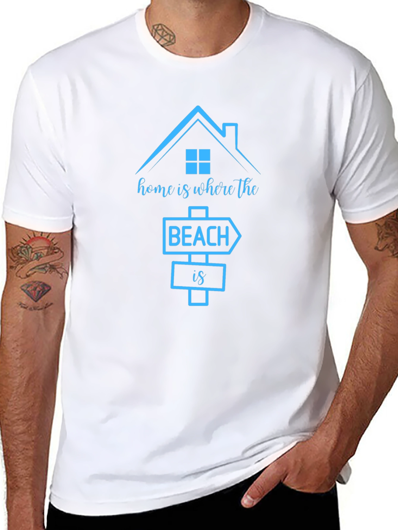 Home Is Where the Beach Is T-Shirt