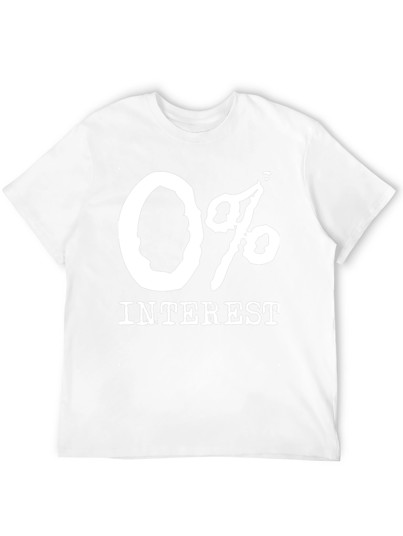 0% Interest Black T-Shirt