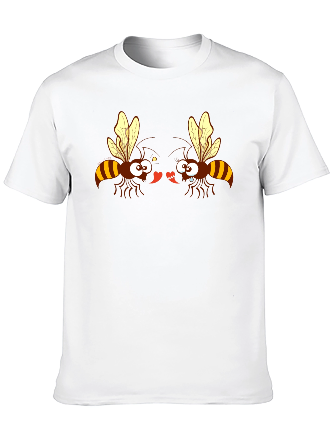 Bee Mine Graphic Tee - Black Cotton T-Shirt