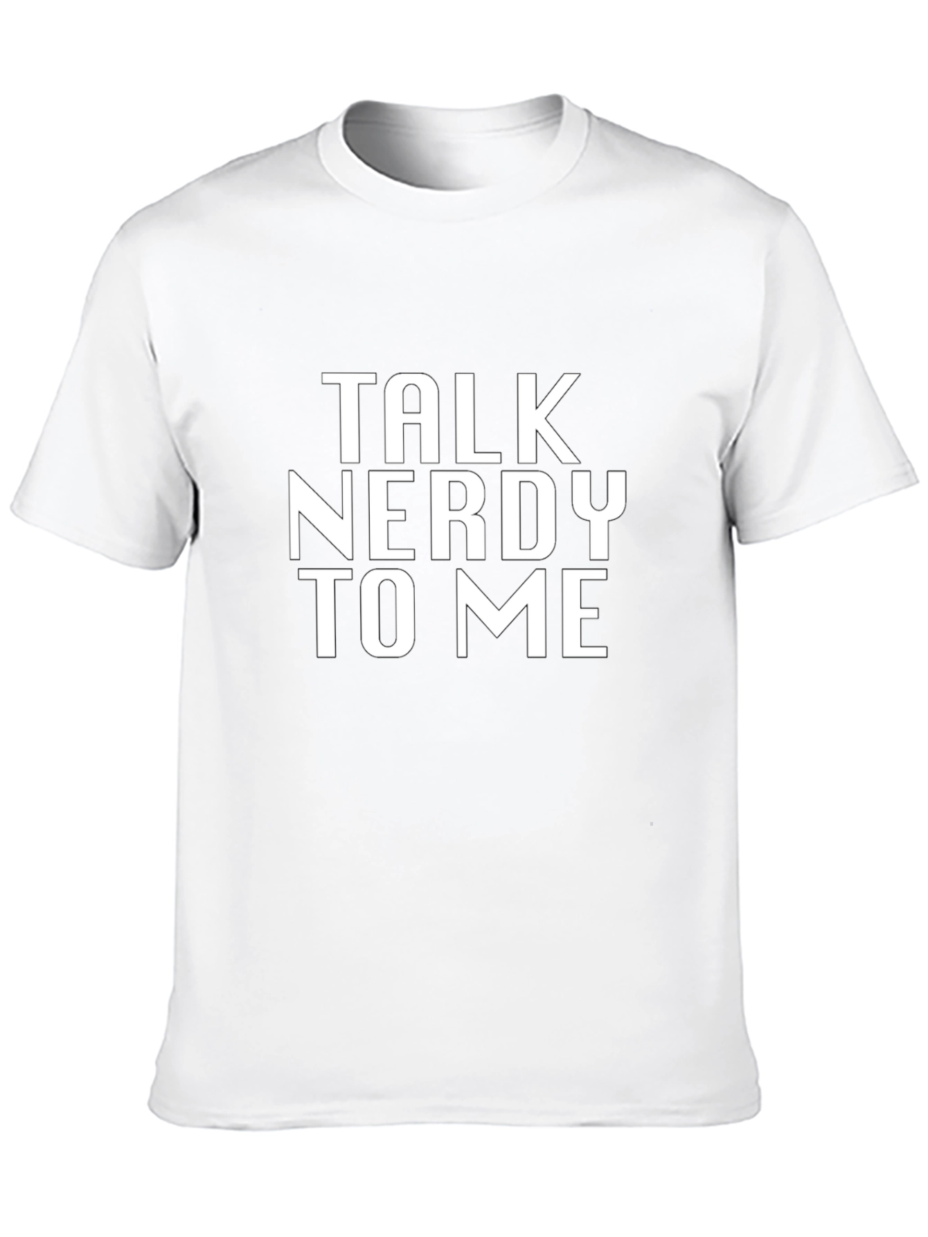 Talk Nerdy to Me Black T-Shirt