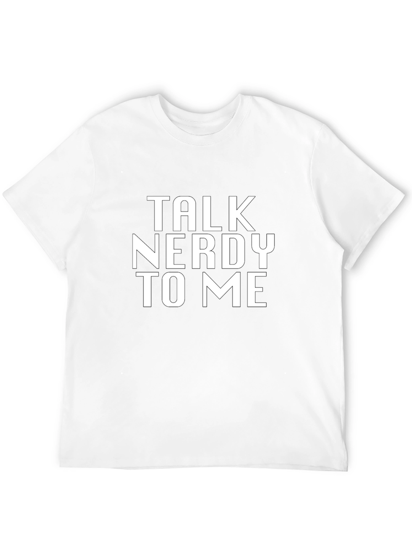 Talk Nerdy to Me Black T-Shirt