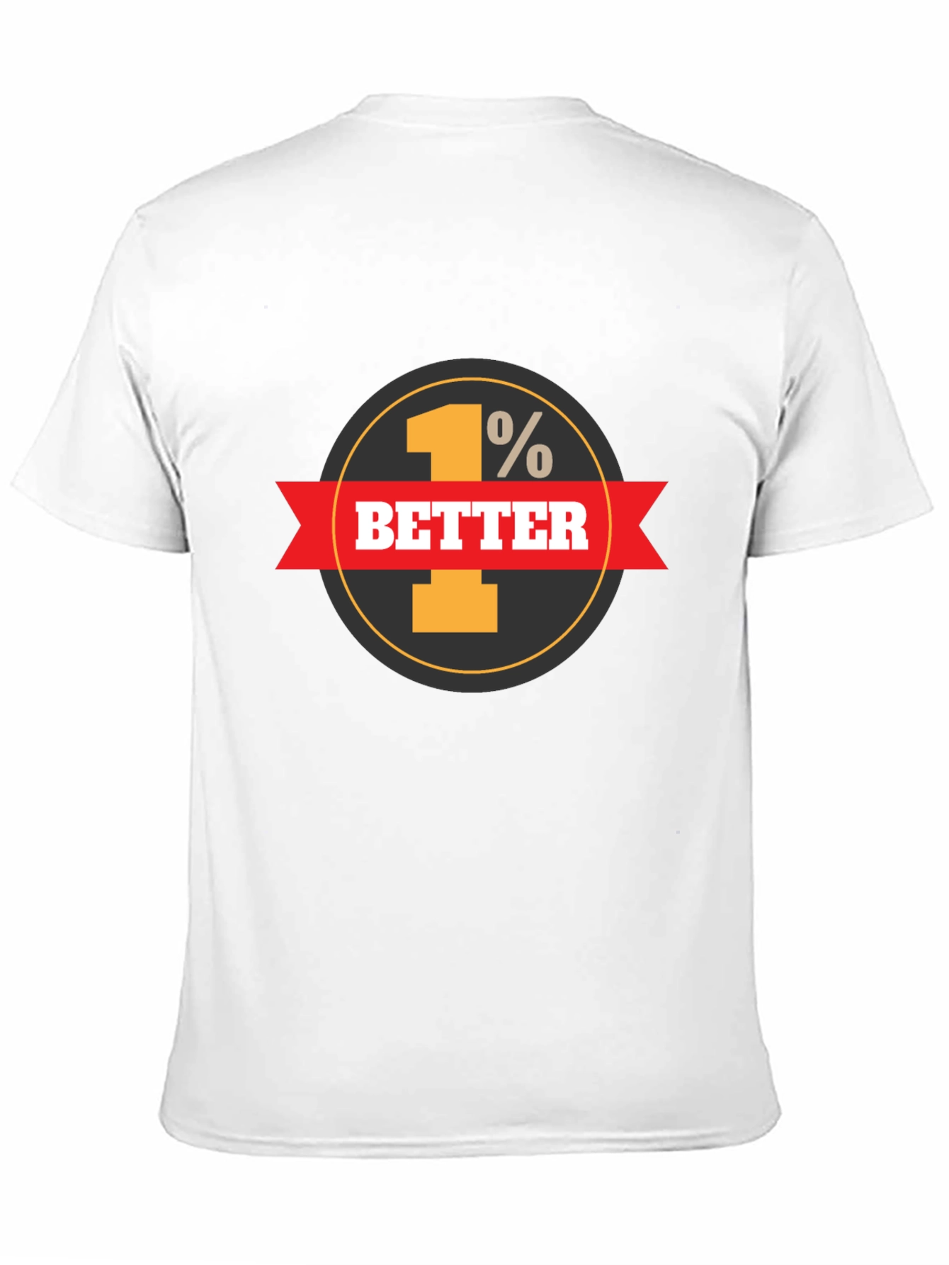 1% Better Everyday Graphic Tee - Black