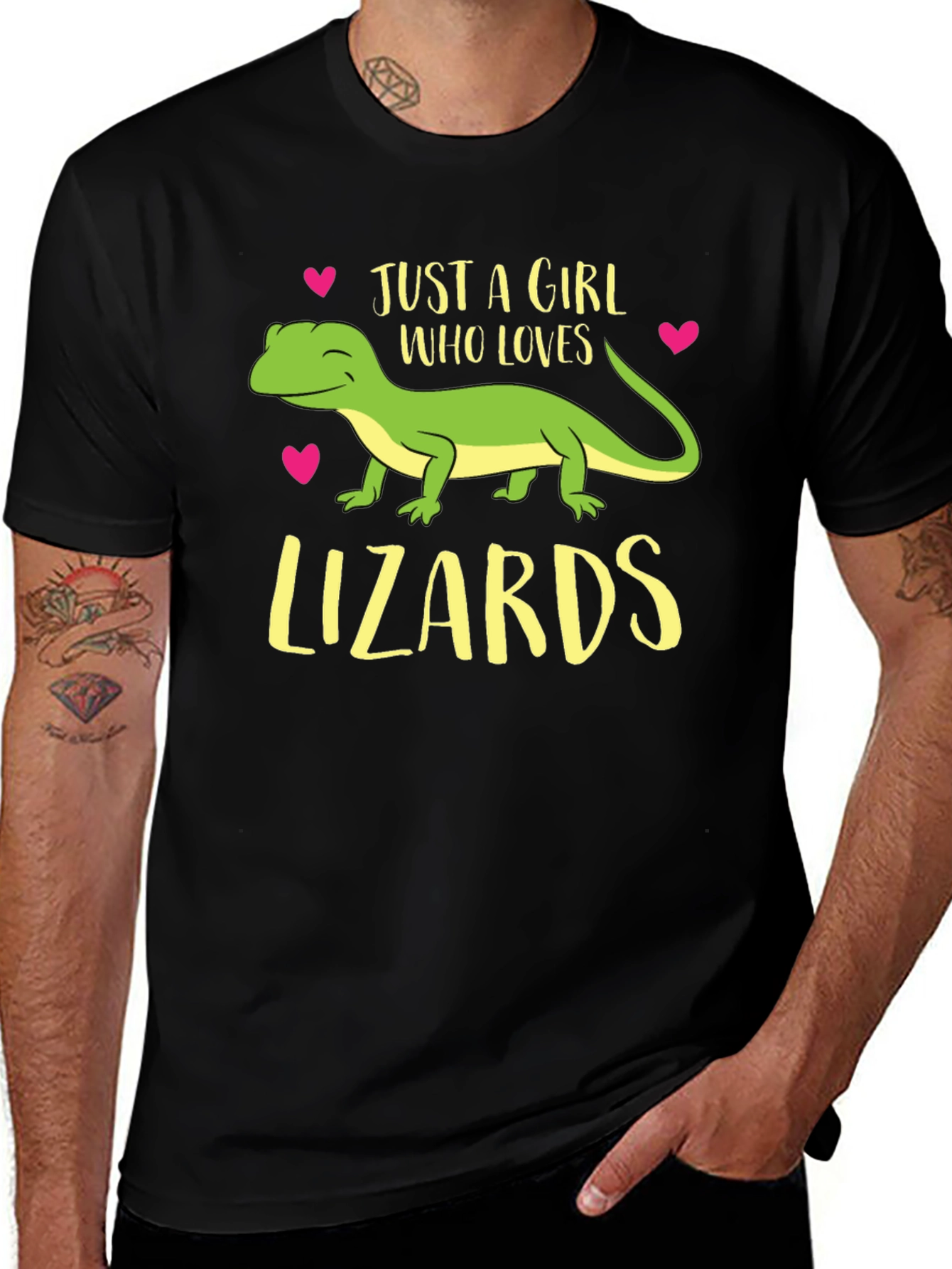 Just a Girl Who Loves Lizards T-Shirt