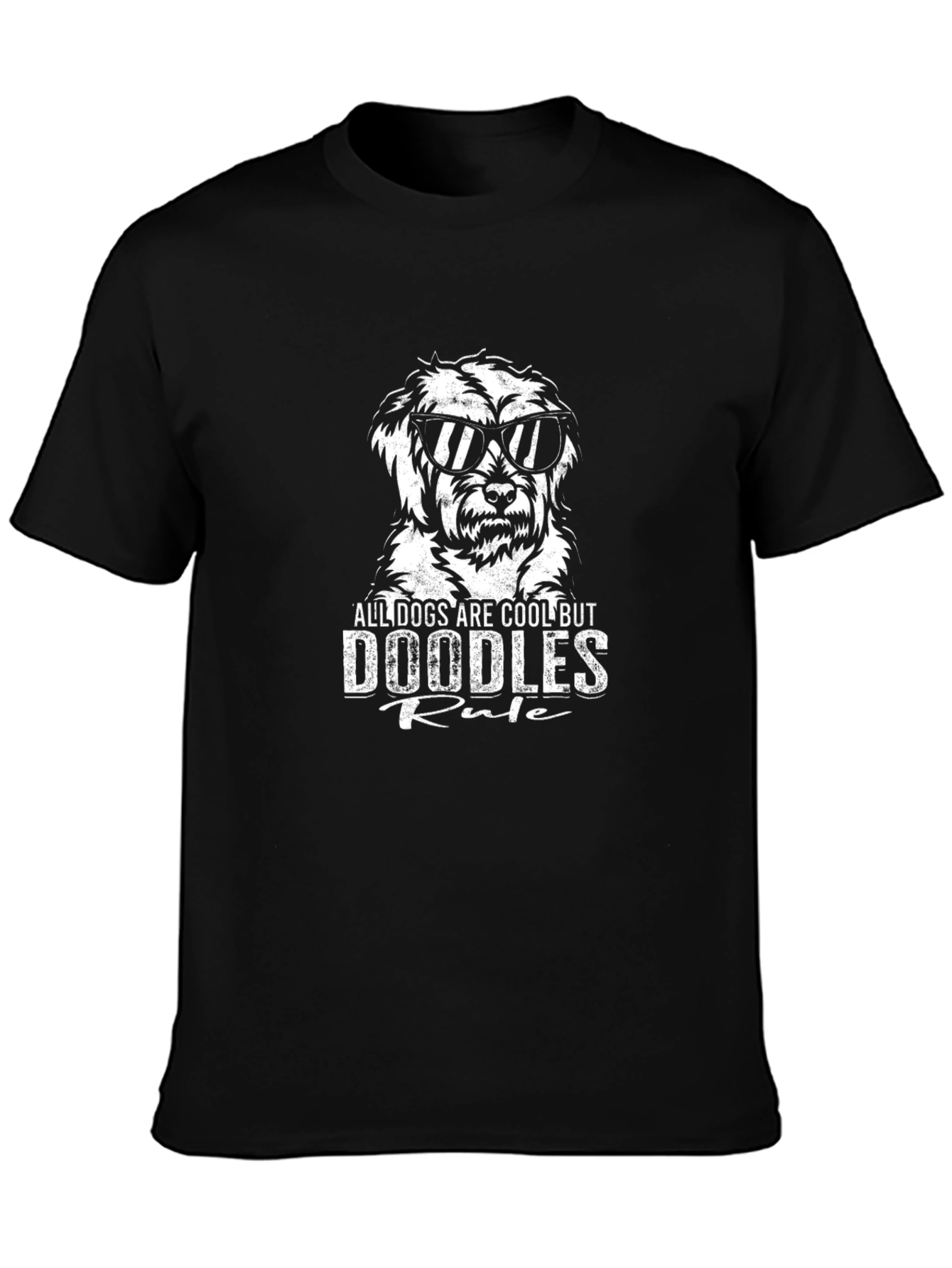 Doodles Rule Graphic T-Shirt - Cool Dogs Tee
