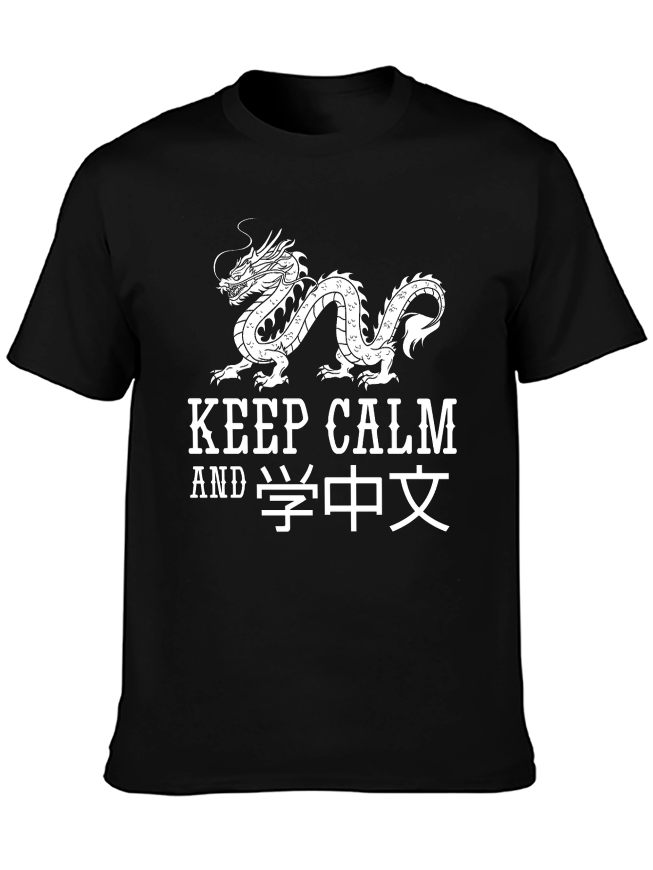 Keep Calm and Learn Chinese Dragon T-Shirt