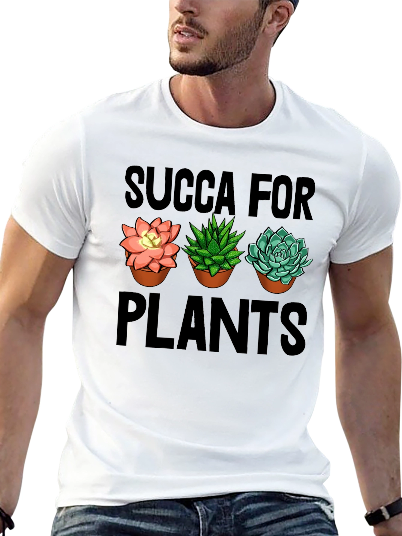 Succa For Plants Graphic T-Shirt