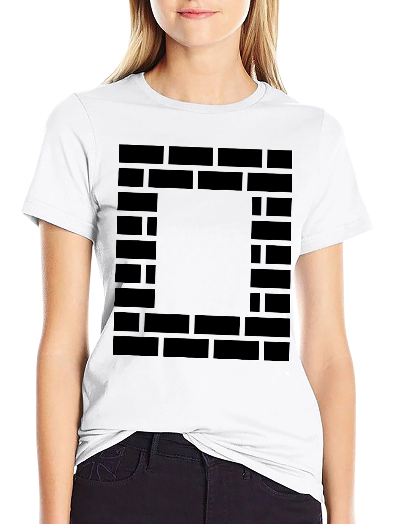 Brick Wall T-Shirt - Illusion Design
