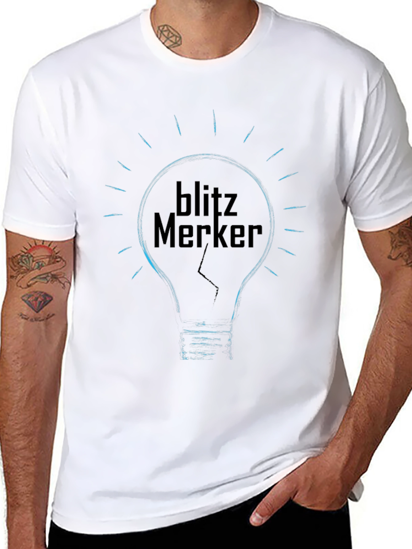 Blitz Merker Idea Bulb T-Shirt