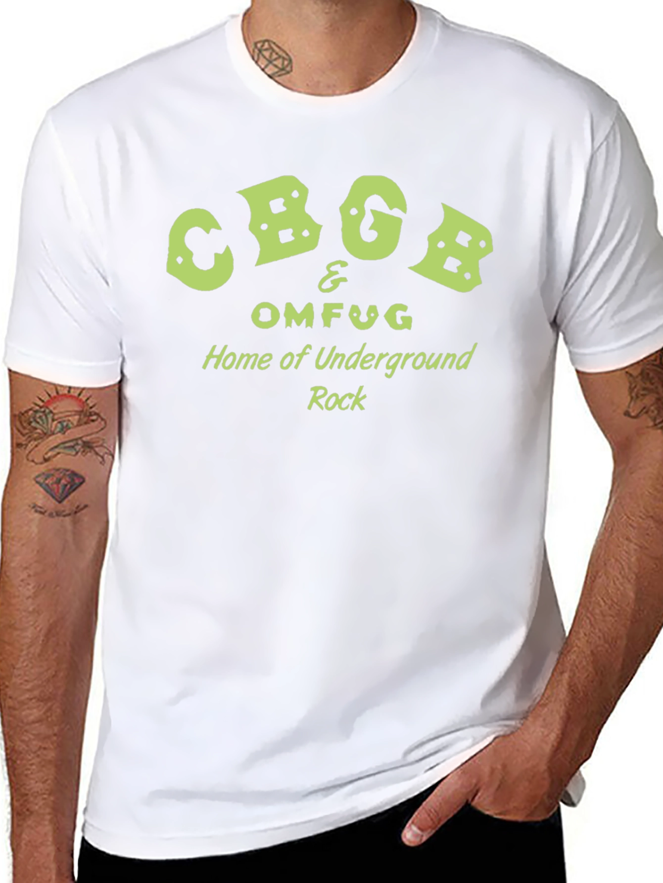 CBGB OMFUG Black Graphic Tee