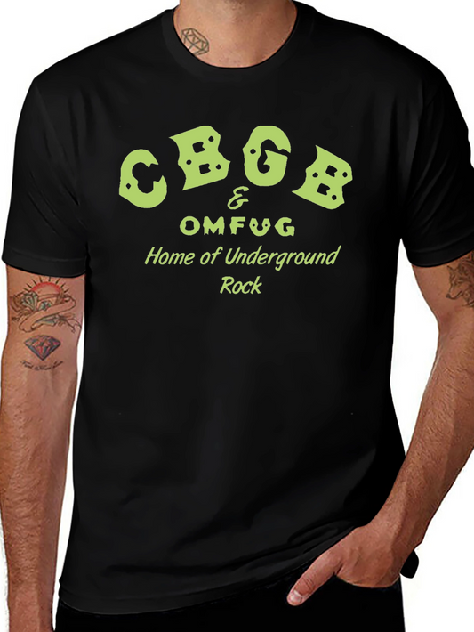 CBGB OMFUG Black Graphic Tee