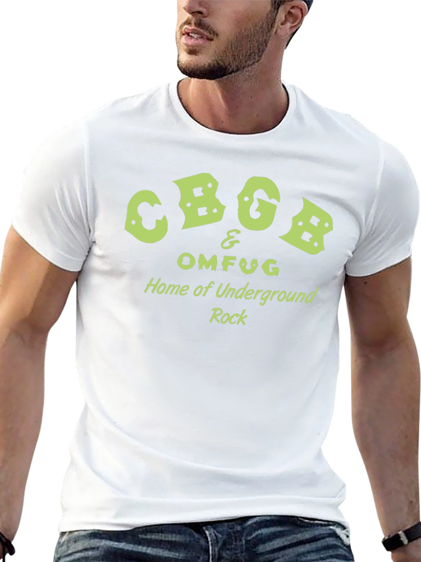 CBGB OMFUG Black Graphic Tee