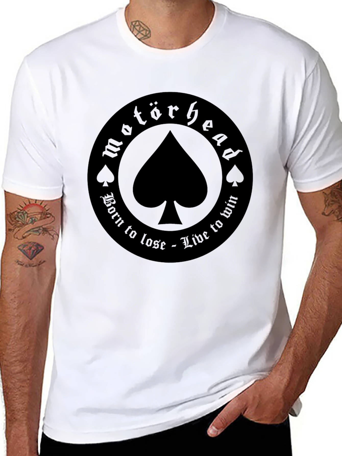 Mens Black Motörhead T-Shirt